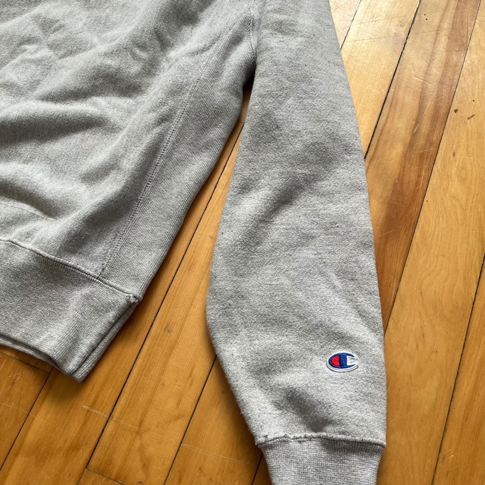 Vintage Champion Reverse Weave Crewneck Sweatshirt Gray Logo Size Small - Picture 5 of 7